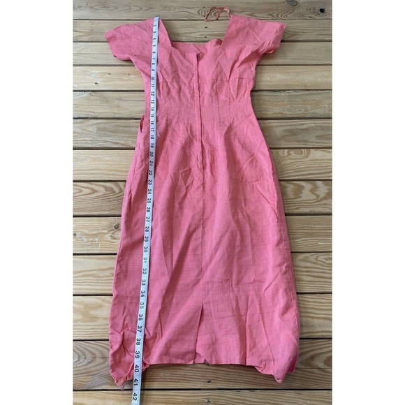 Vintage LILLI DIAMOND Short Sleeve Midi Dress XS - Picture 4 of 8